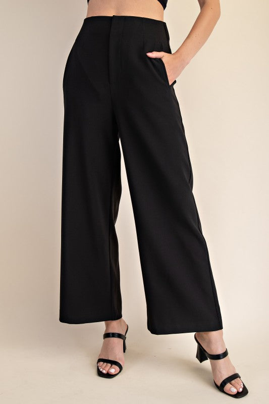 Straight To The Point Pants Black