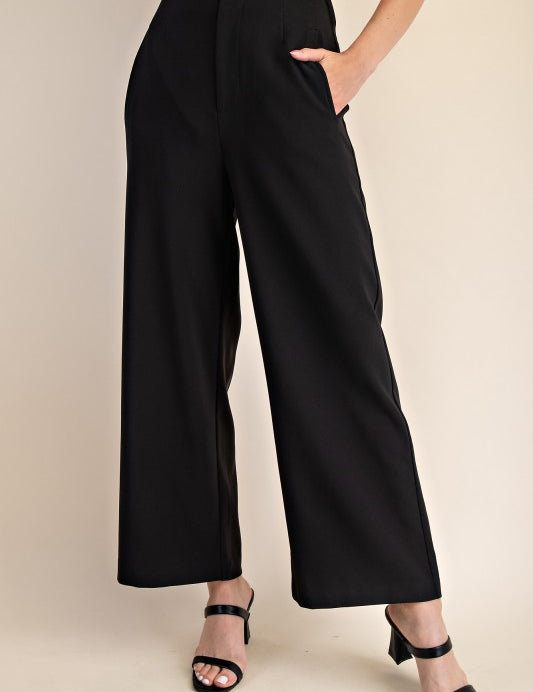 Straight To The Point Pants Black