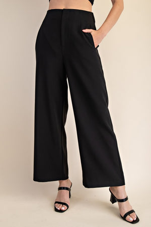Straight To The Point Pants Black