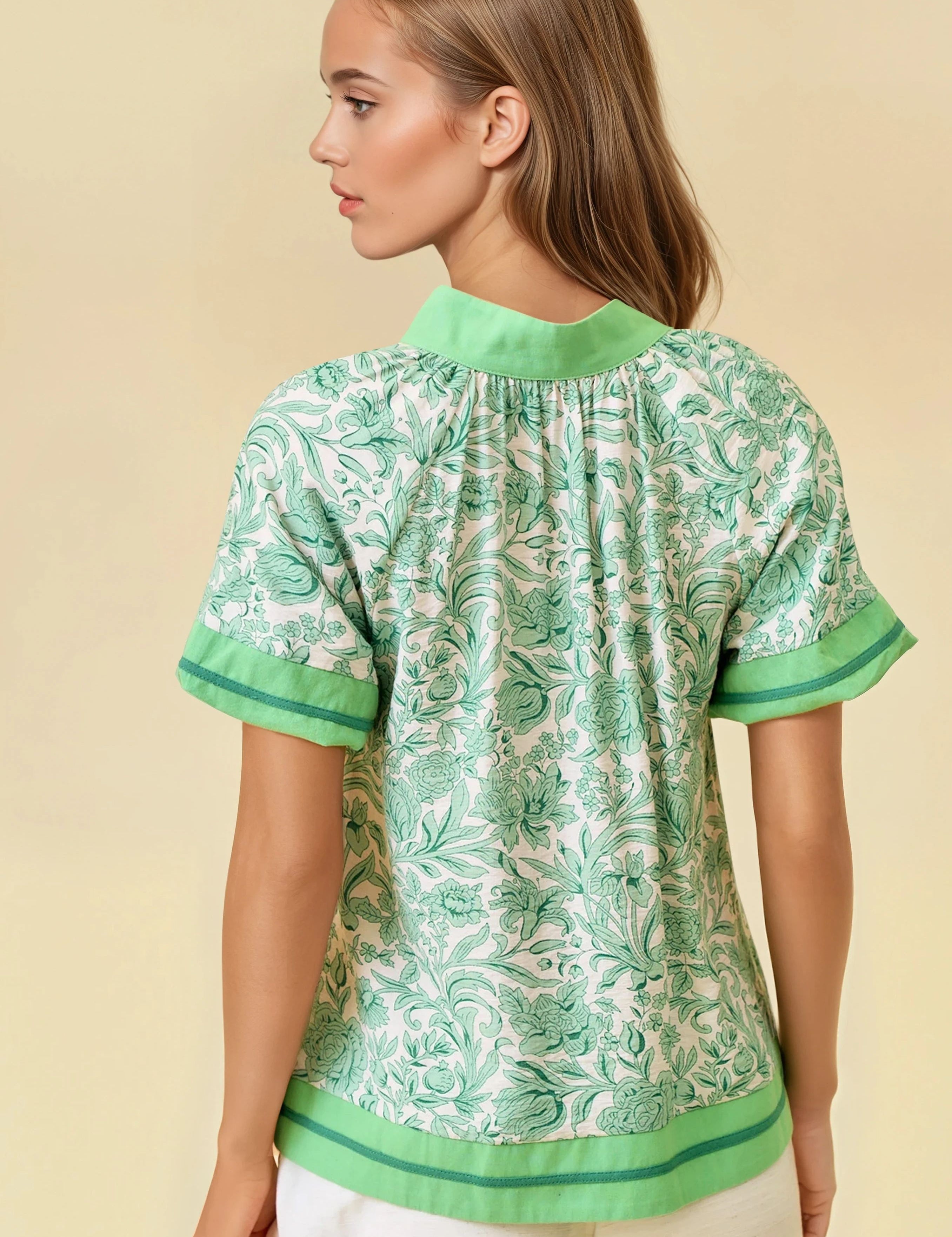 Wildflower Weekend Top Green