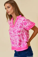 Wildflower Weekend Top Pink