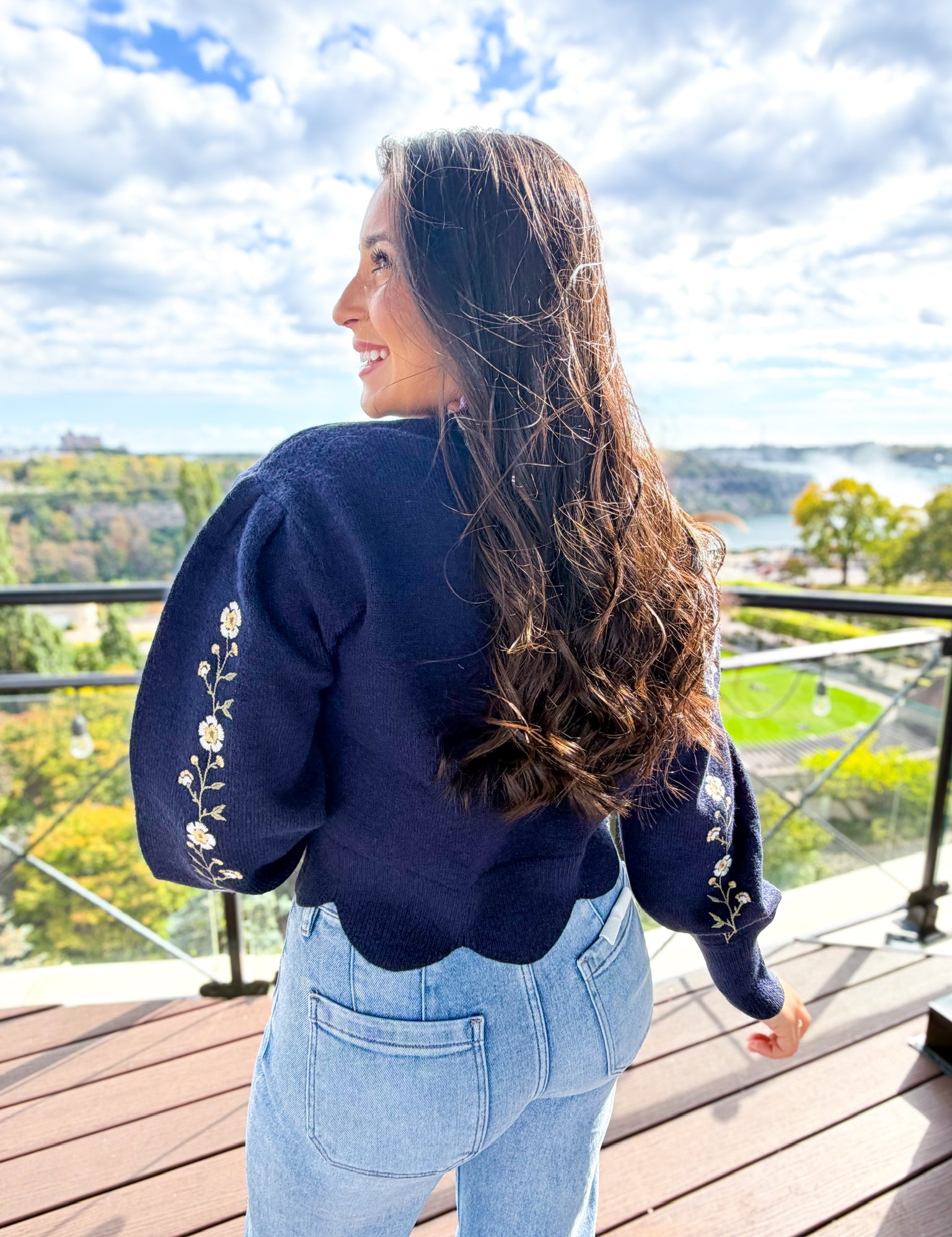 Snowdrop Sweater - Navy