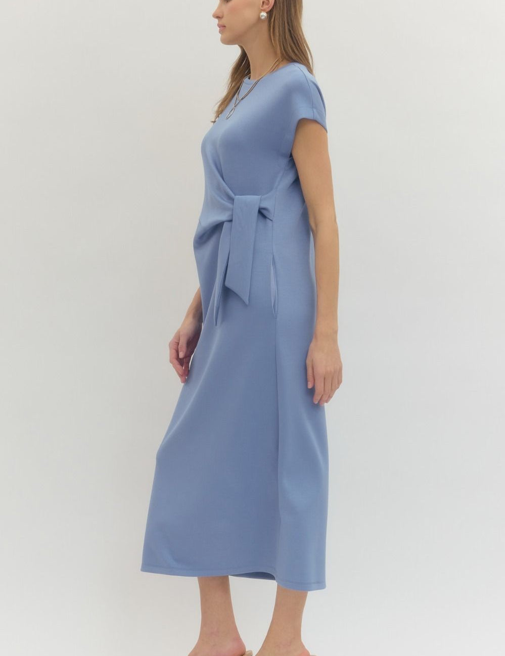Easy Days Midi Dress - Blue