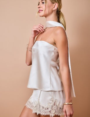 Pearl Satin Top