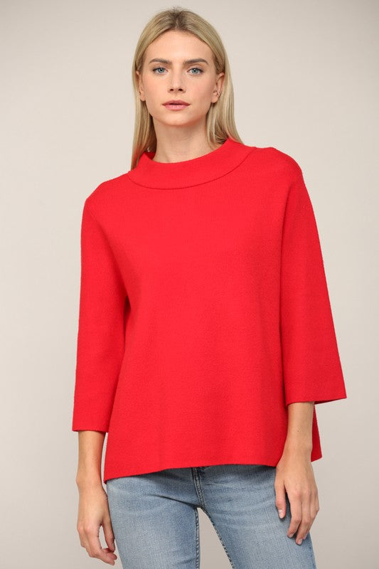 She's So Mod Sweater Berry