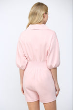 All The Rage Romper Pink