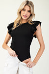Cotton Cutie bodysuit Black