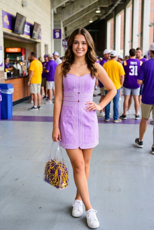 Stadium Sweetheart Mini Dress