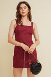 Wear Me Anywhere Dress Burgundy