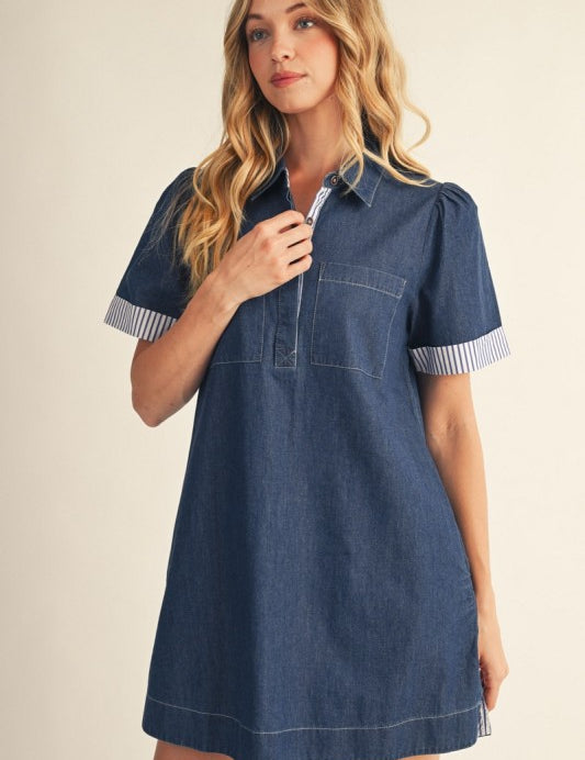 Dockside Denim Mini Dress
