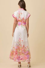 Fantasy Garden Maxi Dress Pink