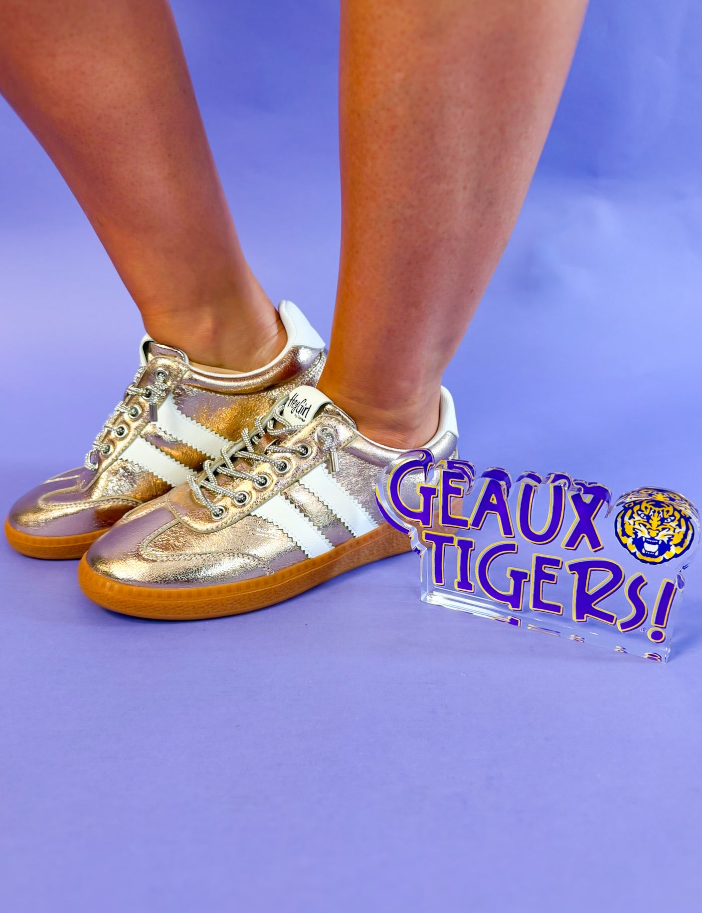 Geaux Tigers Acrylic Block Shelfie