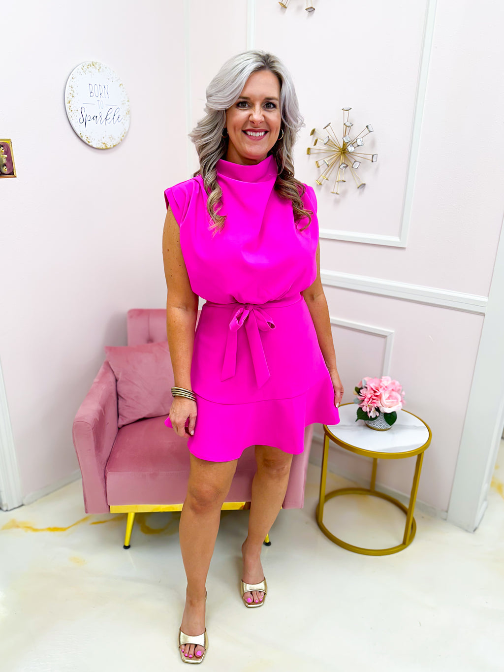 All The Hope Dress Pink