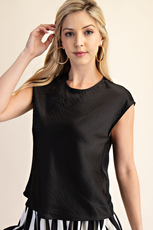 Take Me To Town Top Black