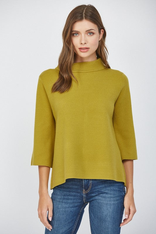She's So Mod Sweater Olive