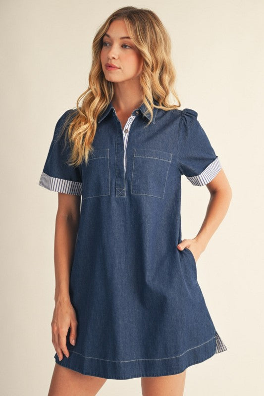 Dockside Denim Mini Dress