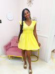 Whisper of Fate Dress yellow