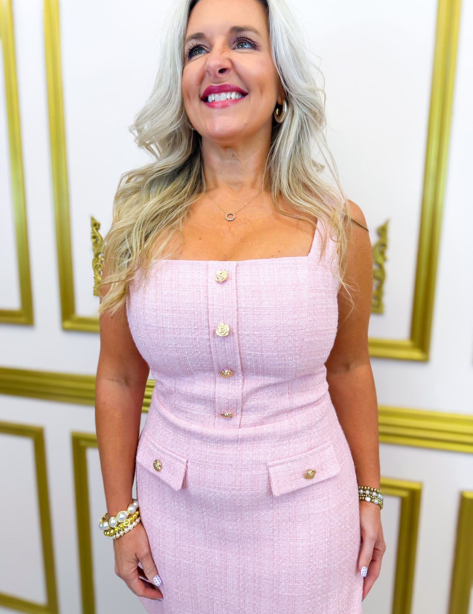 The Gentle Standard Dress - Pink
