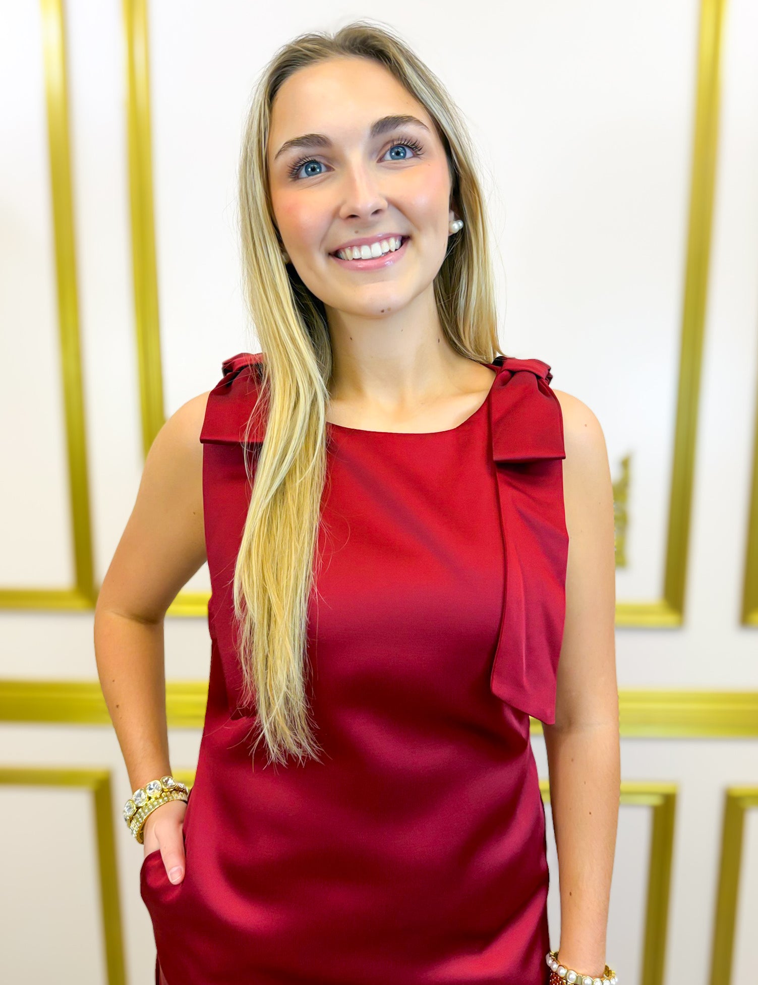 Forever Chic Mini Dress - Burgundy
