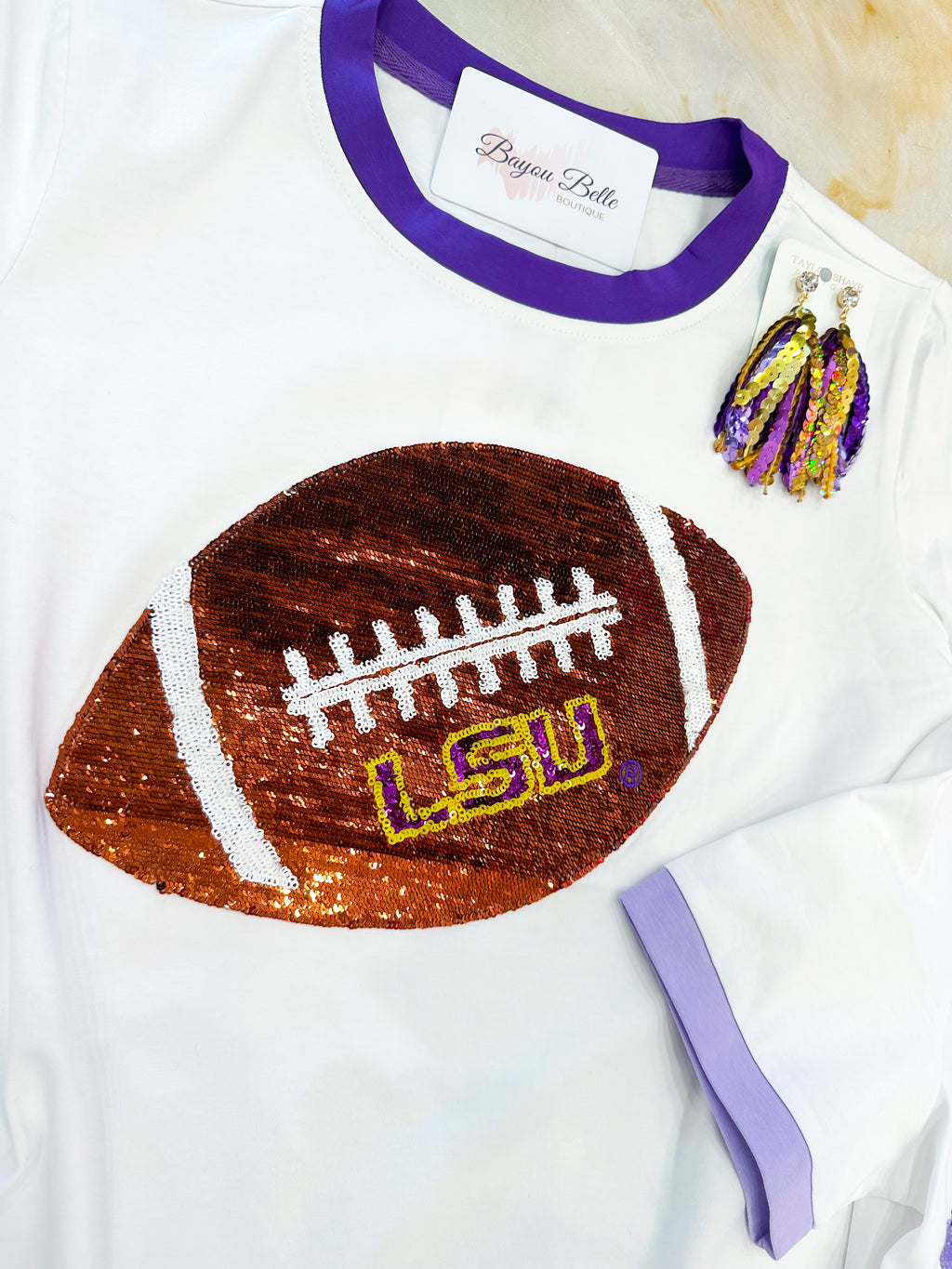 LSU Football Tee