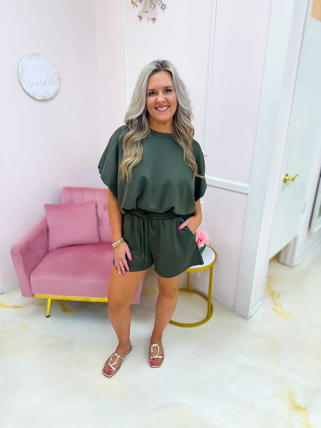 Pocket Full Of Sunshine Set Olive