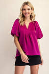 Sneaking Into My Dreams Top Plum