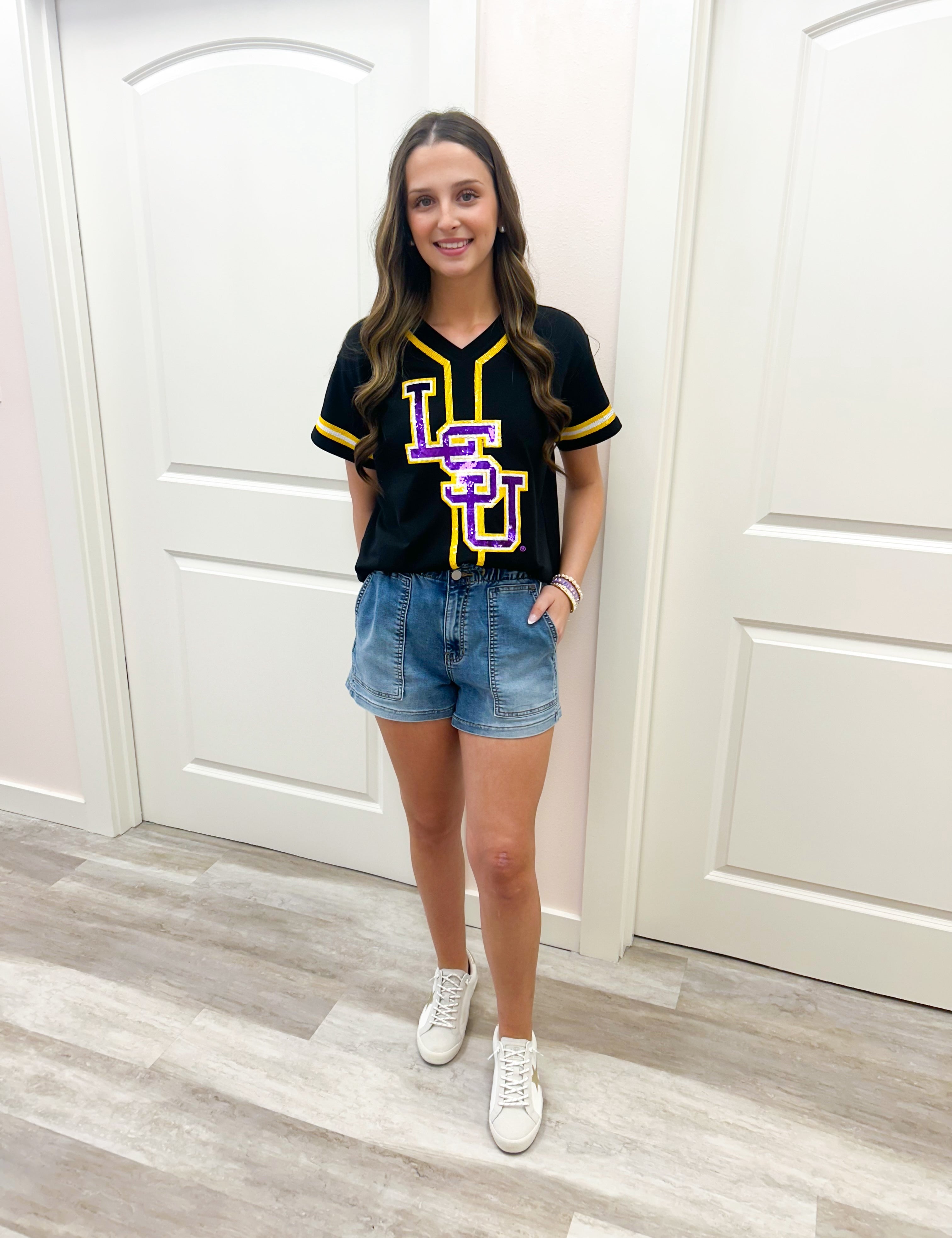 LSU Baseball Jersey Tee