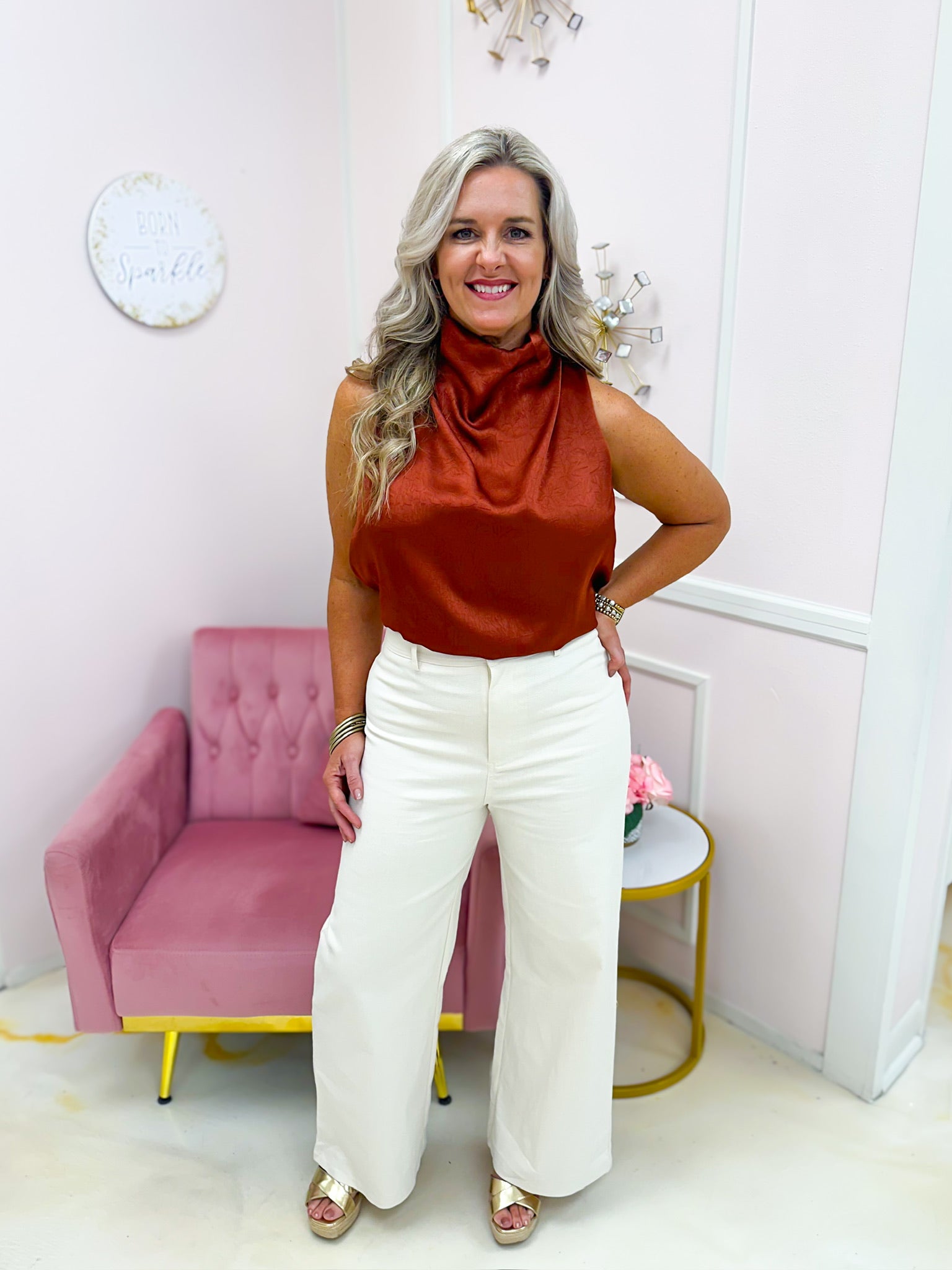 Poise Top Cognac