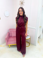 Give Me A Reason Jumpsuit Burg