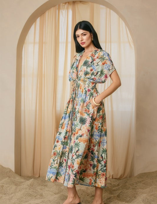 Cabana Crush Midi Dress