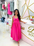 So Alive Midi Dress Pink