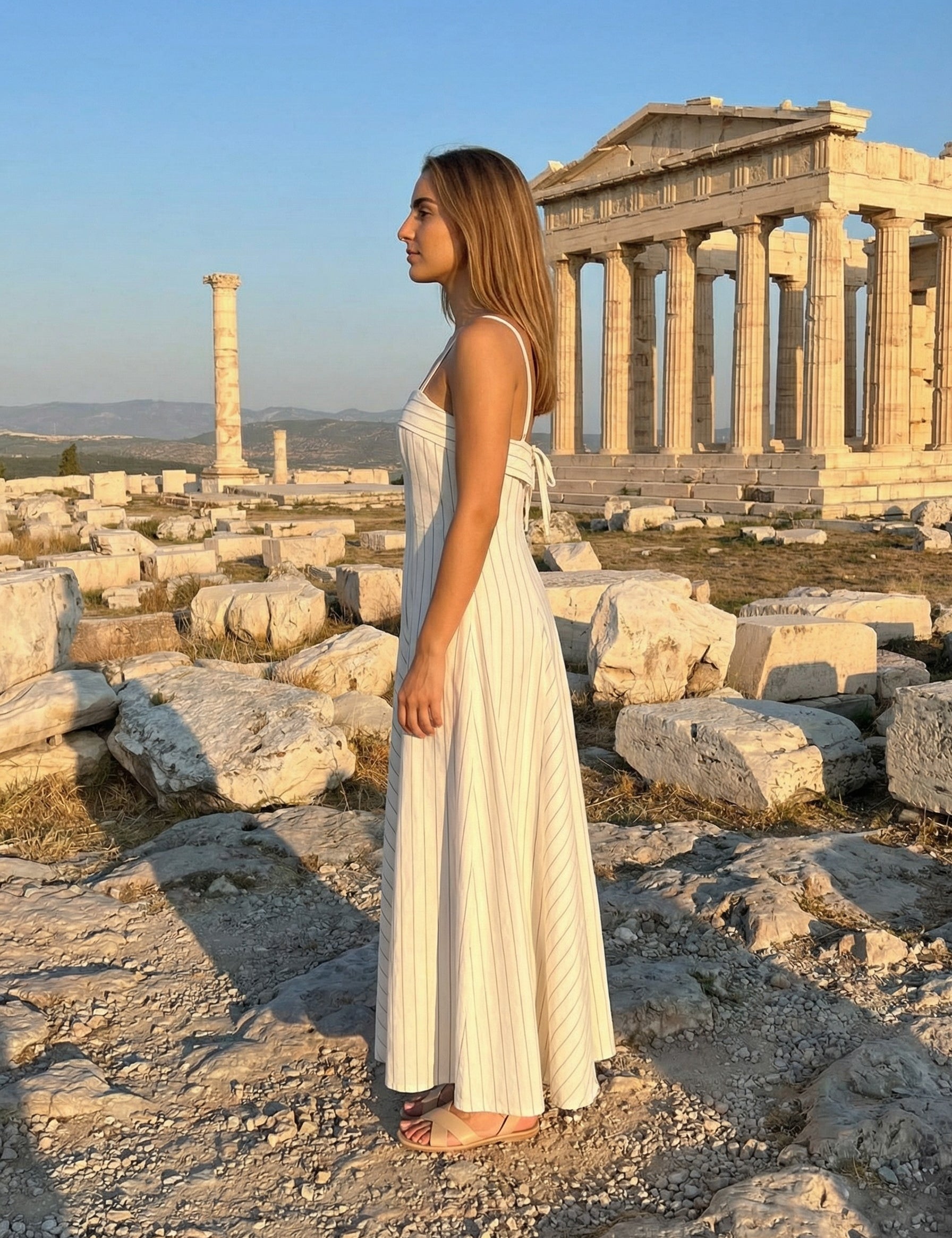 Greek Goddess Maxi Dress