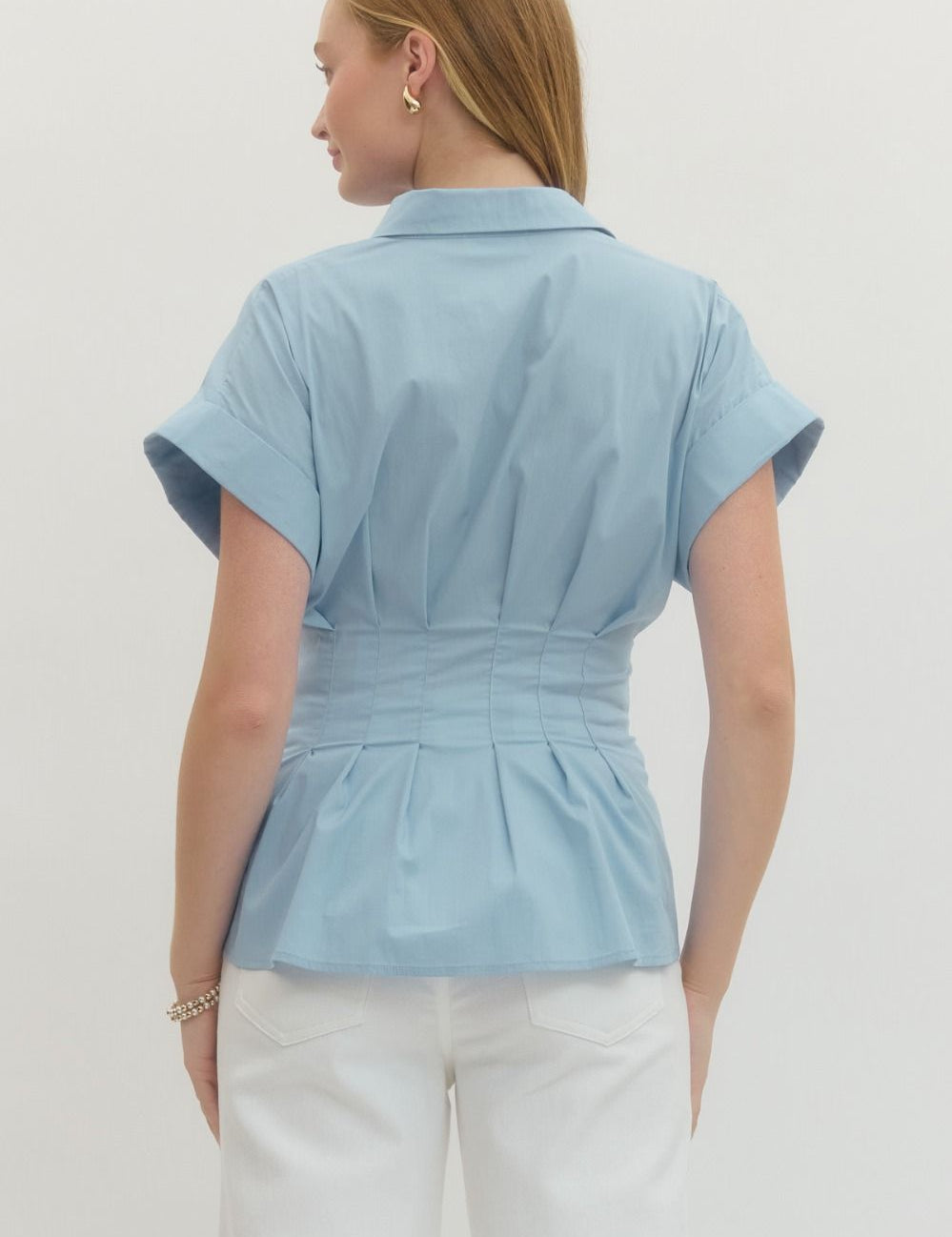 Buckle & Breeze Top -Blue