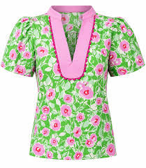 Front Porch Florals Top