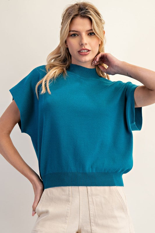 New Start Top Teal