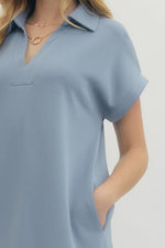 Willow Midi Dress -Chambray