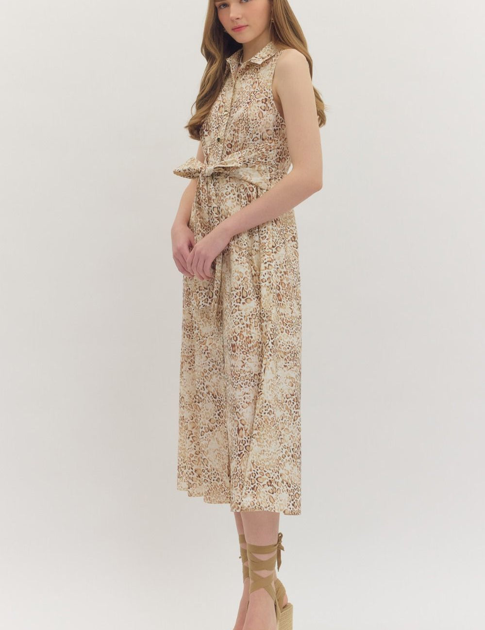 Sahara Chic Midi Dress