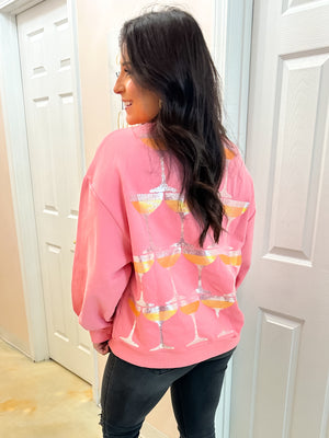 QOS Champagne Tower Sweatshirt