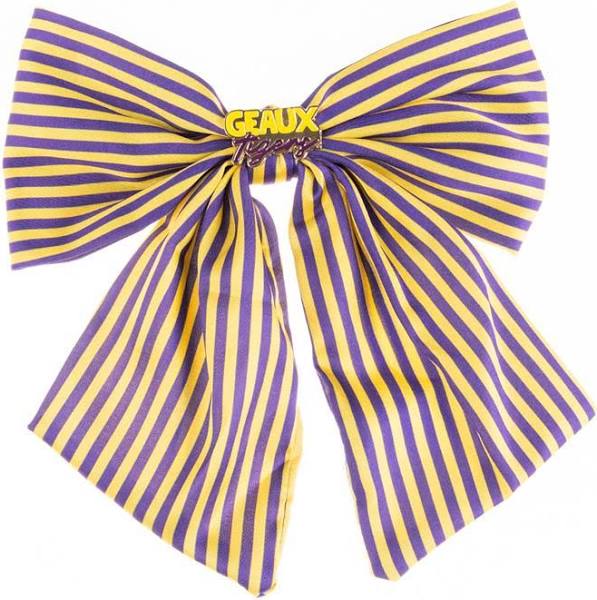 LSU Geaux Tigers Hair Bow