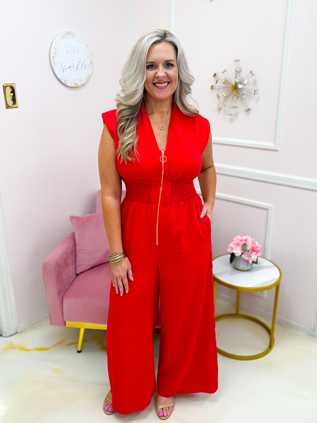 Daydreamer Jumpsuit Red