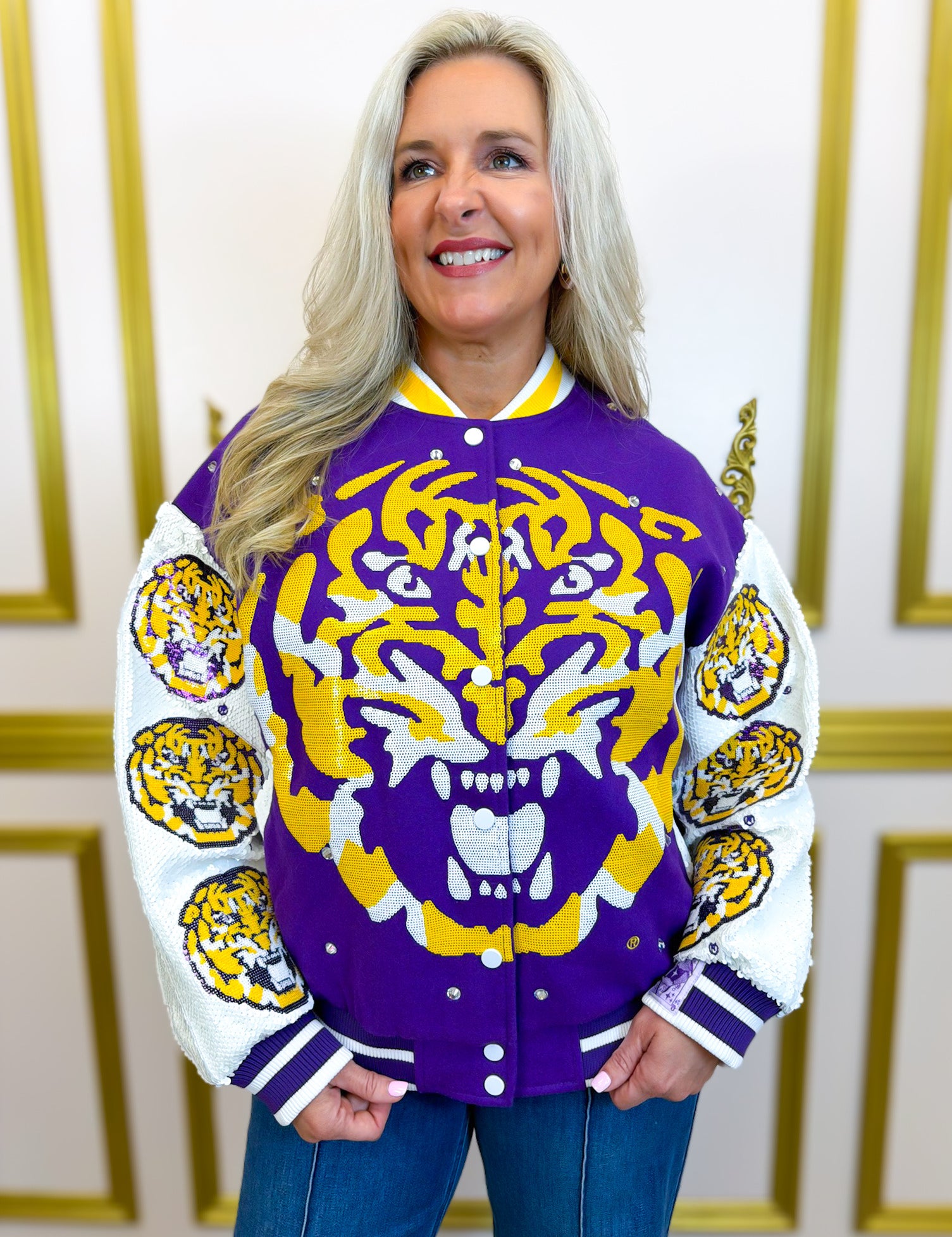 QOS Licensed LSU Bomber Jacket