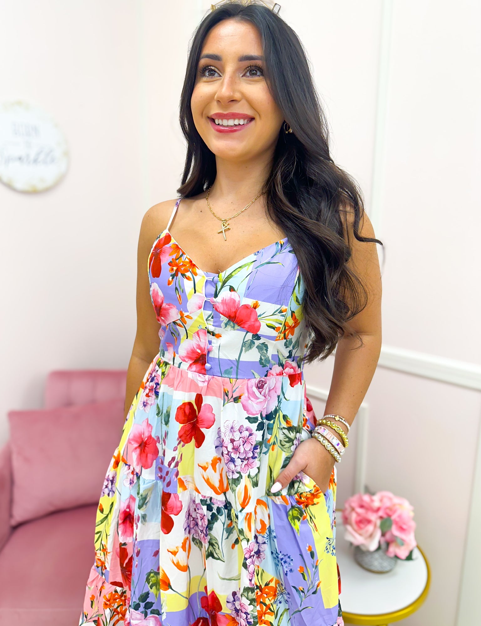 Pretty Things Bloom Midi Dress
