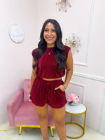 The Priscilla Set Maroon