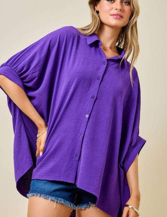 Priorities Top - Purple