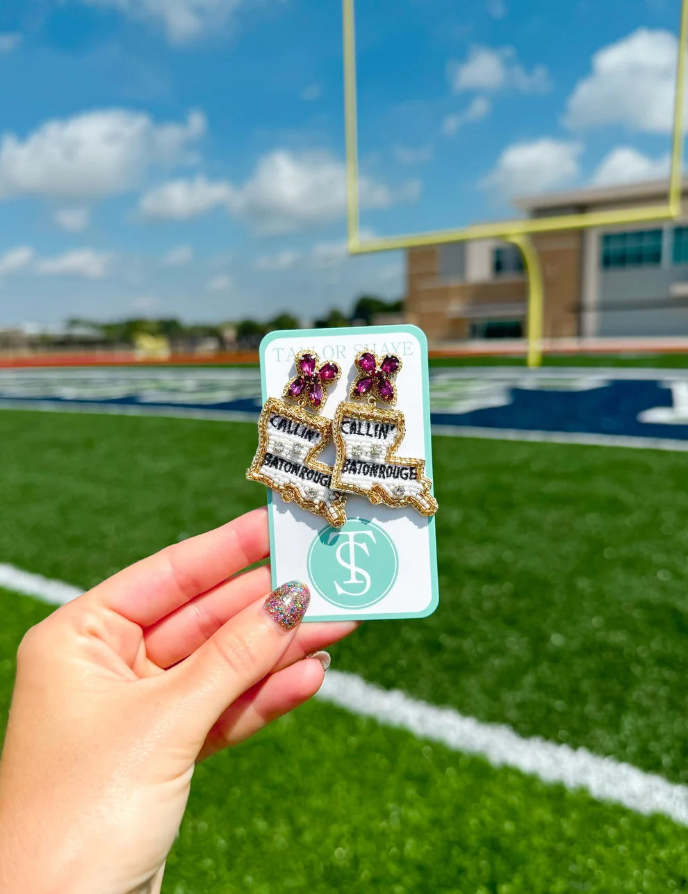 Callin’ Baton Rouge Beaded Drop Earring