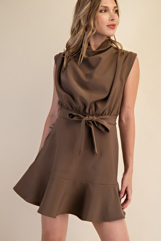 All The Hope Dress Mocha