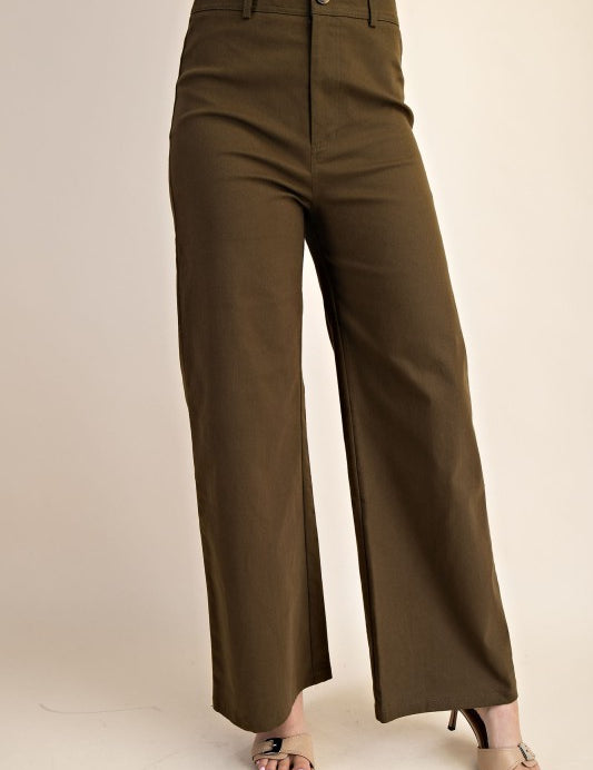 Forever Falling For You Pants Olive