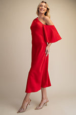 Whimsical Sense Of Style Midi Dress Red