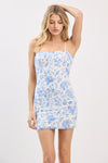 Dance The Night Away Dress Blue