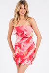 Let Them Talk Dress Fuchsia